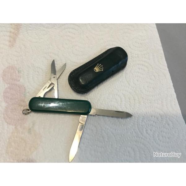 Vends petit  couteaux WENGER DELEMONT TRS RARE/ COLLECTOR ROLEX