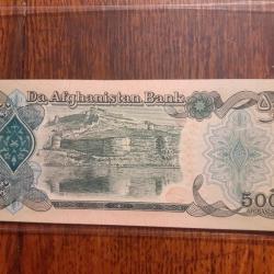 Afghanistan.  500 afghanis neuf