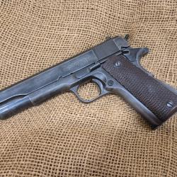 PISTOLET WW2 REMINGTON MODELE 1911 A1 US ARMY Calibre 45 ACP  - US seconde Guerre COLT très bon état