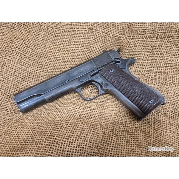 PISTOLET WW2 REMINGTON MODELE 1911 A1 US ARMY Calibre 45 ACP  - US seconde Guerre COLT trs bon tat