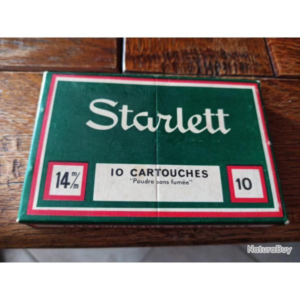 Boite vide Starlett vintage ancienne 14 mm pour collectionneur. Superbe.