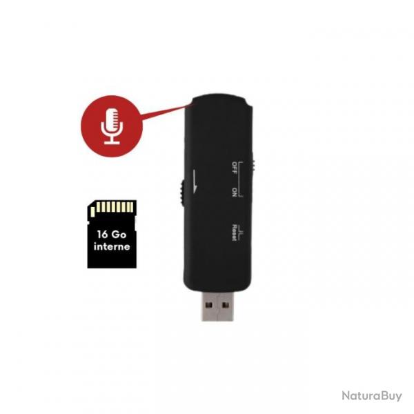 Cl USB Enregistreur vocal Espion 16 GO SS-CUSBEV