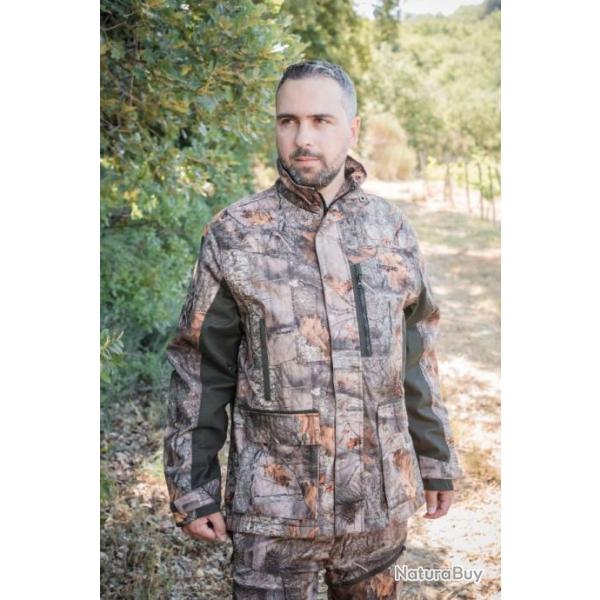 Treeland - Veste chaude impermable camouflage foret T627