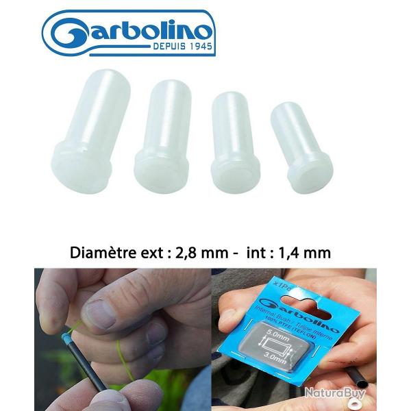 Tulipe interne tflon Garbolino ext :2,8mm - int :1,4mm
