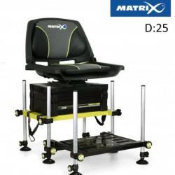 Station De Pêche Matrix F25 Seatbox MKII System Avec Dossier