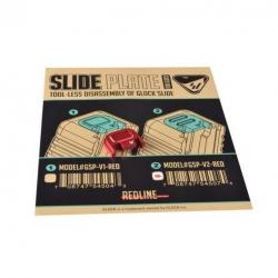 Plaque Slide Plate STRIKE INDUSTRIES Pour Glock V2 Bleu