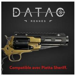 Rail Target DATAC® Short Nylon Carbone pour Remington sheriff 1858 Pietta