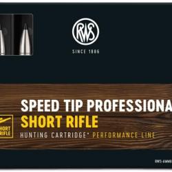 RWS 8x57 JS Speed Tip Pro Green Short Rifle 11.7g 180gr x1 boite