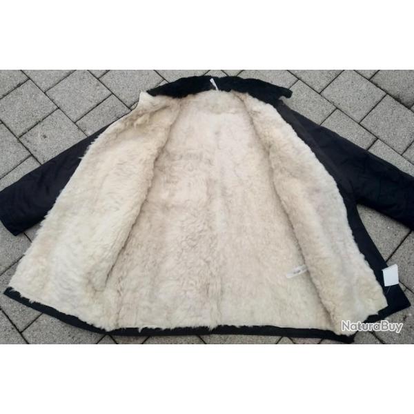 Veste russe doublure en peau de mouton taille XL fabrique  Moscou