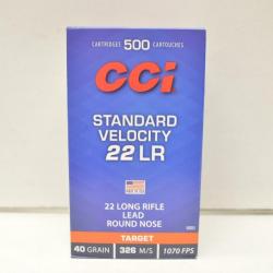 500 CCI Standard Velocity calibre 22lr