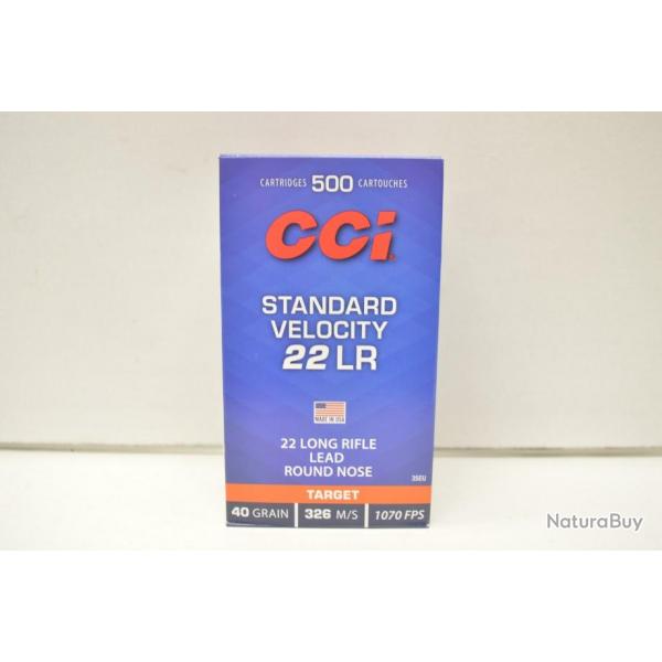 500 CCI Standard Velocity calibre 22lr