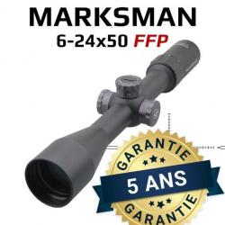1€ !! Lunette de tir Vector Optics Marksman 6-24x50FFP chasse tir longue distance GARANTIE 5 ANS!!