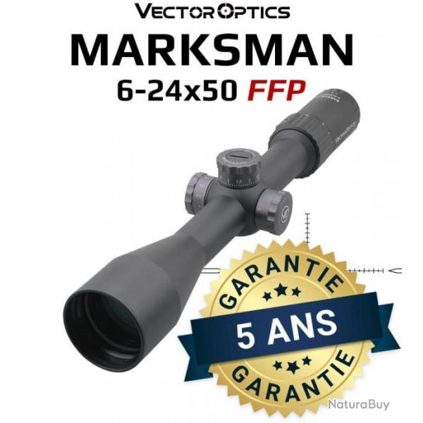 1 !! Lunette de tir Vector Optics Marksman 6-24x50FFP chasse tir longue distance GARANTIE 5 ANS!!