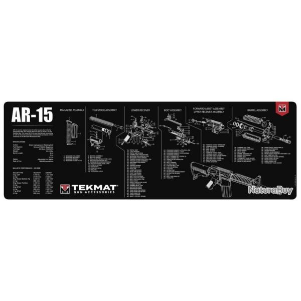 Tapis de dmontage Tekmat pour fusil AR-15