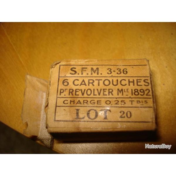 Paquet de 6 cartouches 8mm 92 NEUTRALISEES