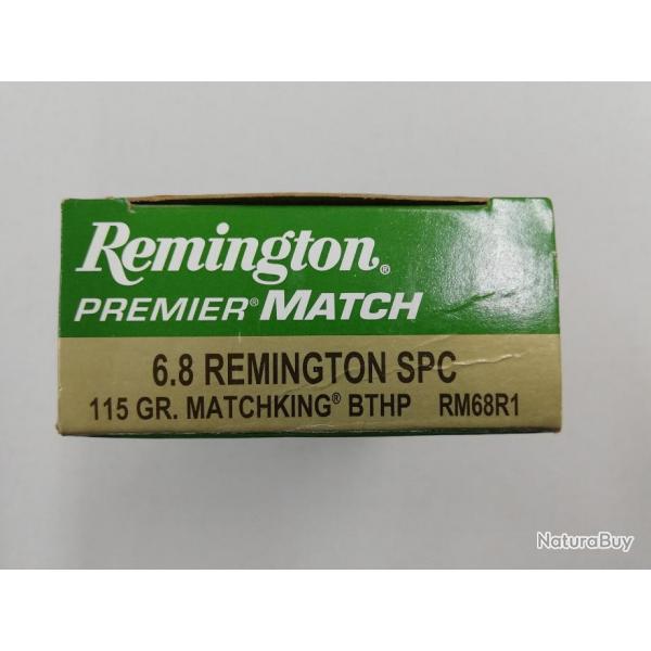Boite de 20 cartouches en 6.8 Remington SPC Premier Match