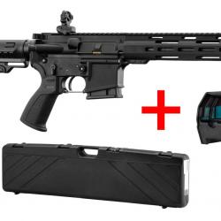 Pack carabine LDT15 L4S 10.5'' Cal. 223 Rem + point rouge Falke version S