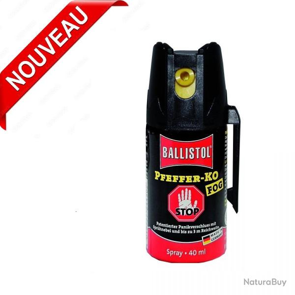 Spray au poivre KO Fog 40 ml avec bouchon de securit