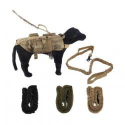 DMoniac Veste tactique Tactical Dog Training Taille L Coyote