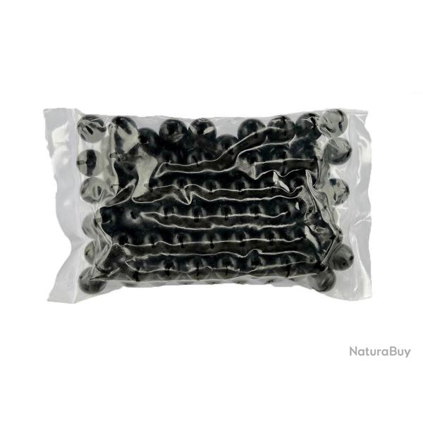 Sachet de 50 balles caoutchouc lubrifies Cal. 0.68