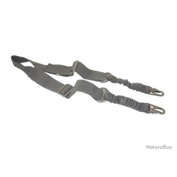 DMoniac Sangle 2 points lastique Noir