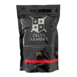 Delta Armory Billes BIO 0.28g (x3571) en sachet (1kg)