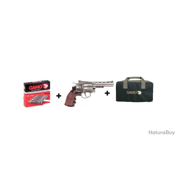 PACK-1B REVOLVER WINCHESTER 45 SPECIAL CAL. 4,5 mm + 5 CO2 + ETUI DE PROTECTION