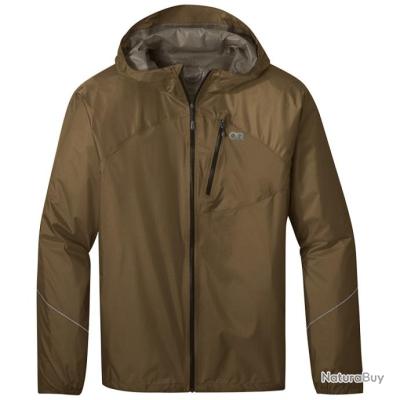 Veste De Pluie Outdoor Research Hélium Homme – Taille XL, Couleur Coyote, Neuve Avec étiquettes