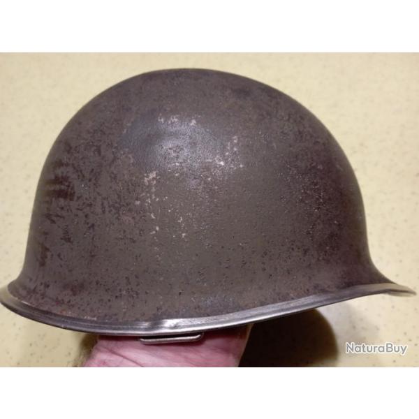 Coque de casque U.S. WW2 premier modèle.