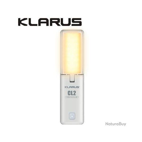 Lanterne Klarus CL2 - 750 Lumens - Rechargeable et Powerbank - Grise