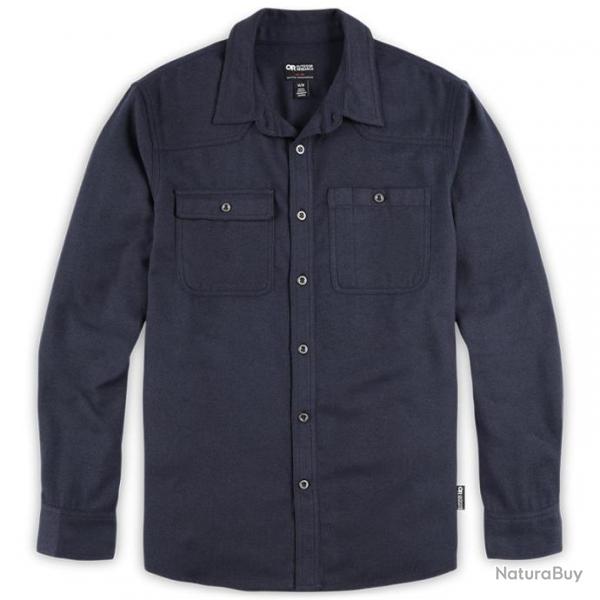 Outdoor Research Chemise en flanelle Feedback pour homme Navy Blue M