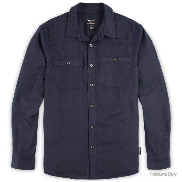 Outdoor Research Chemise en flanelle Feedback pour homme Navy Blue M