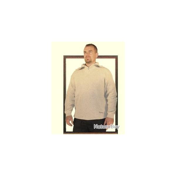 Pull col camionneur XXL Noir