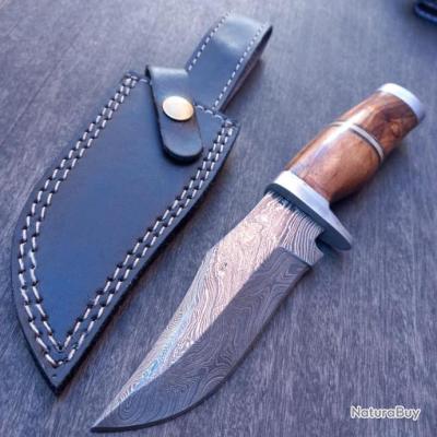 Vieux Accessoires De Chasse Bandoulière En Cuir, Couteau De Chasse