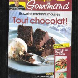 vie pratique gourmand 105 de 2007 tout chocolat , brownie, fondants , mousses ,allergies au gluten
