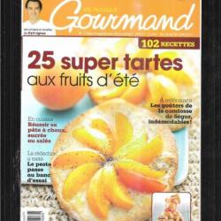 vie pratique gourmand 217 de 2011 25 super tartes aux fruits d'été , brochettes