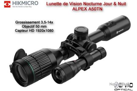 Hikmicro Lunette de vision nocturne à amplification de lumière Alpex A50TN  - Vision nocturne - Optique - boutique en ligne 
