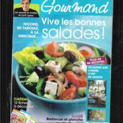 vie pratique gourmand 113 de 2007 bonnes salades, niçoise, taboulé, barbecue et plancha ,