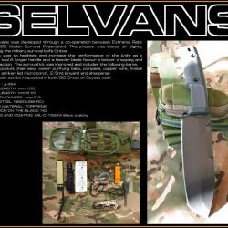 129SELVGREEN - Couteau EXTREMA RATIO Selvans (avec kit de survie)