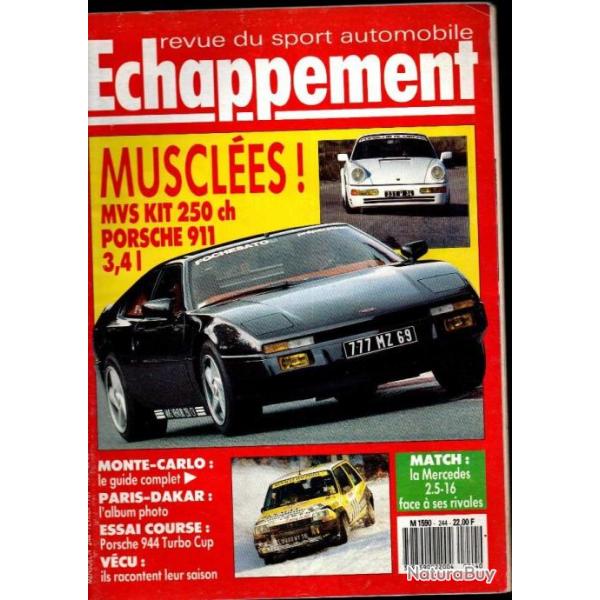 revue du sport automobile chappement 1989 lot de 11 revues
