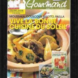 vie pratique gourmand 188 de 2010 la bonne cuisine du soleil , moussaka , couscous , risotto , paell
