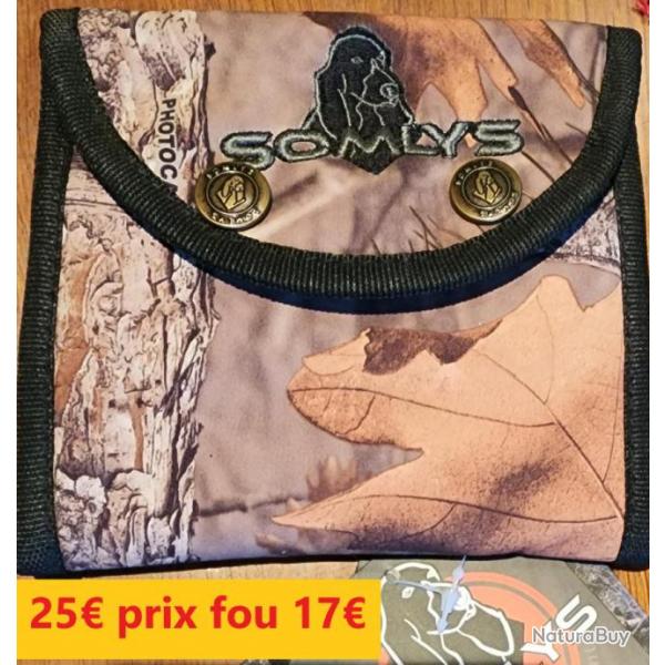 Pochette 10 balles Somlys  camo NATURE