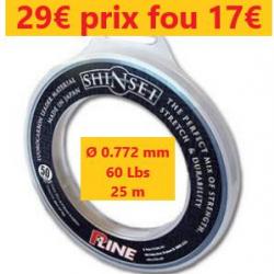 Fluorocarbon P-Line Shinsei Ø 0.772 mm  60 Lbs   25m