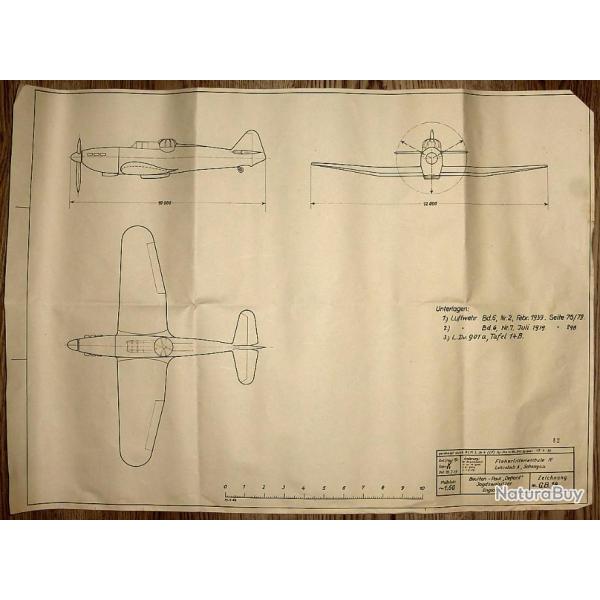 DOC/POSTER ALLEMAND de l'ECOLE de la FLAKARTILLERIE de la SECONDE GUERRE.  /5084