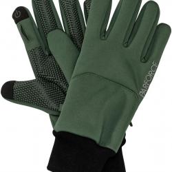 gants de chasse softshell Touch & Shoot (Couleur: vert, Taille: 10)
