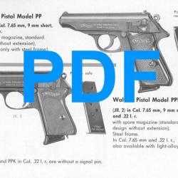 WALTHER PP / PPK / PP-Target / PP Sport :  NOTICE au format PDF