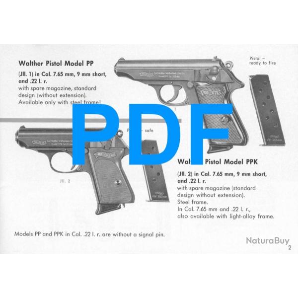 WALTHER PP / PPK / PP-Target / PP Sport :  NOTICE PDF