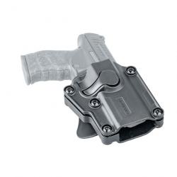 HOLSTER PADDLE POLYMERE UNIVERSEL RETENTION BOUTON