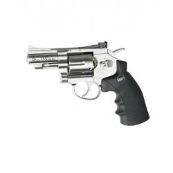 Pistolet Dan Wesson 2,5", plombs. argent