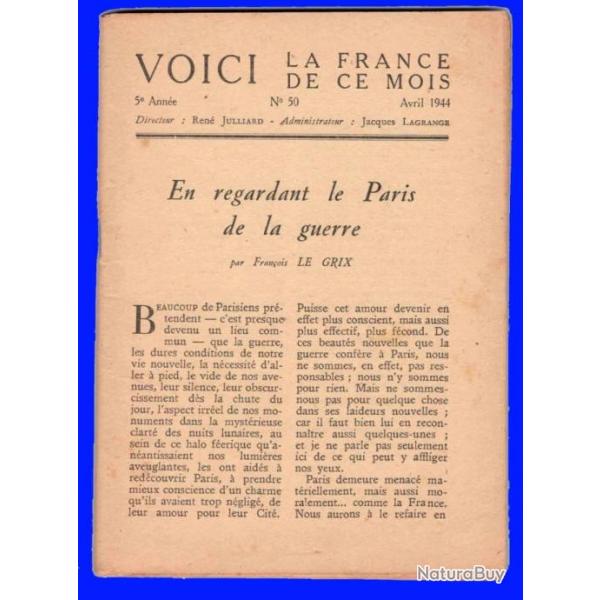 Voici la France avril 1944 (journal)